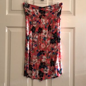 Strapless sundress/coverup
